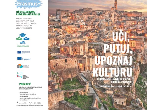 ERASMUS+ projekt VolIta - nauči jezik,putuj i upoznaj kulturu