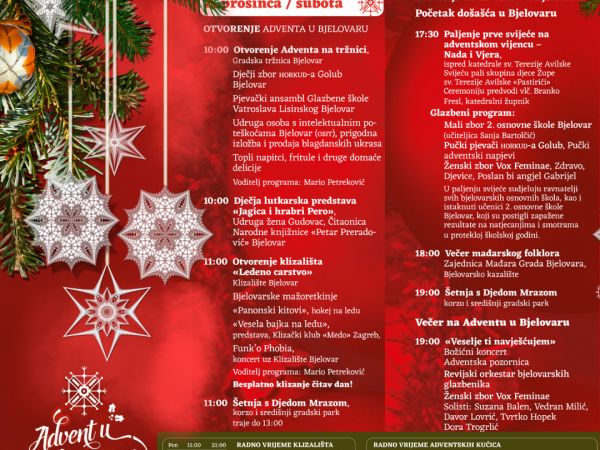 Najavljujemo blagdansku čaroliju u CUK-u na Adventu u Bjelovaru!!!