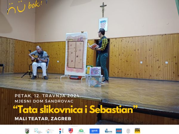 BOK FEST ZA DJECU I MLADE 2024 - PREDSTAVA “Tata slikovnica i Sebastian”