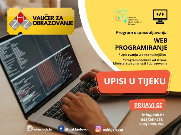 UPISI - program osposobljavanja za WEB programera