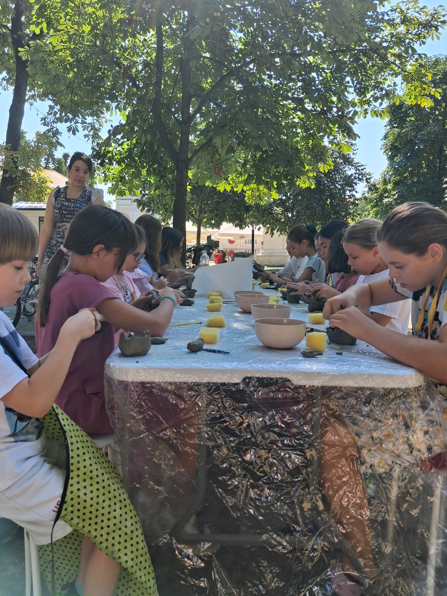 „Glina pod prstima” u sklopu CUKovih radionica Bjelovarskog kulturnog ljeta