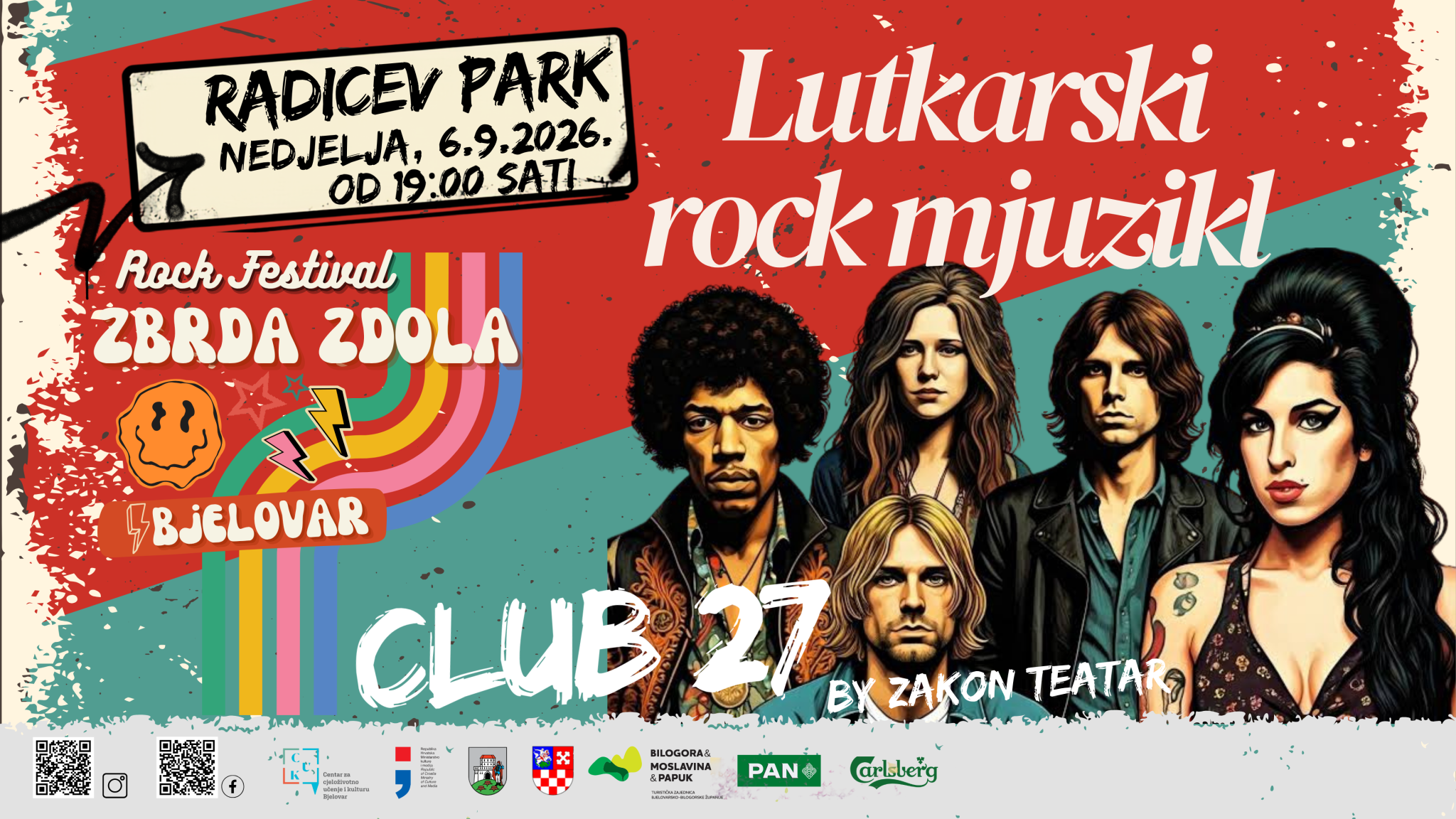 CLUB 27 STIŽE NA ZBRDA ZDOLA: ROCK LEGENDE, LUTKE I ROCK'N'ROLL U JEDNOM SASVIM NEOBIČNOM SHOWU