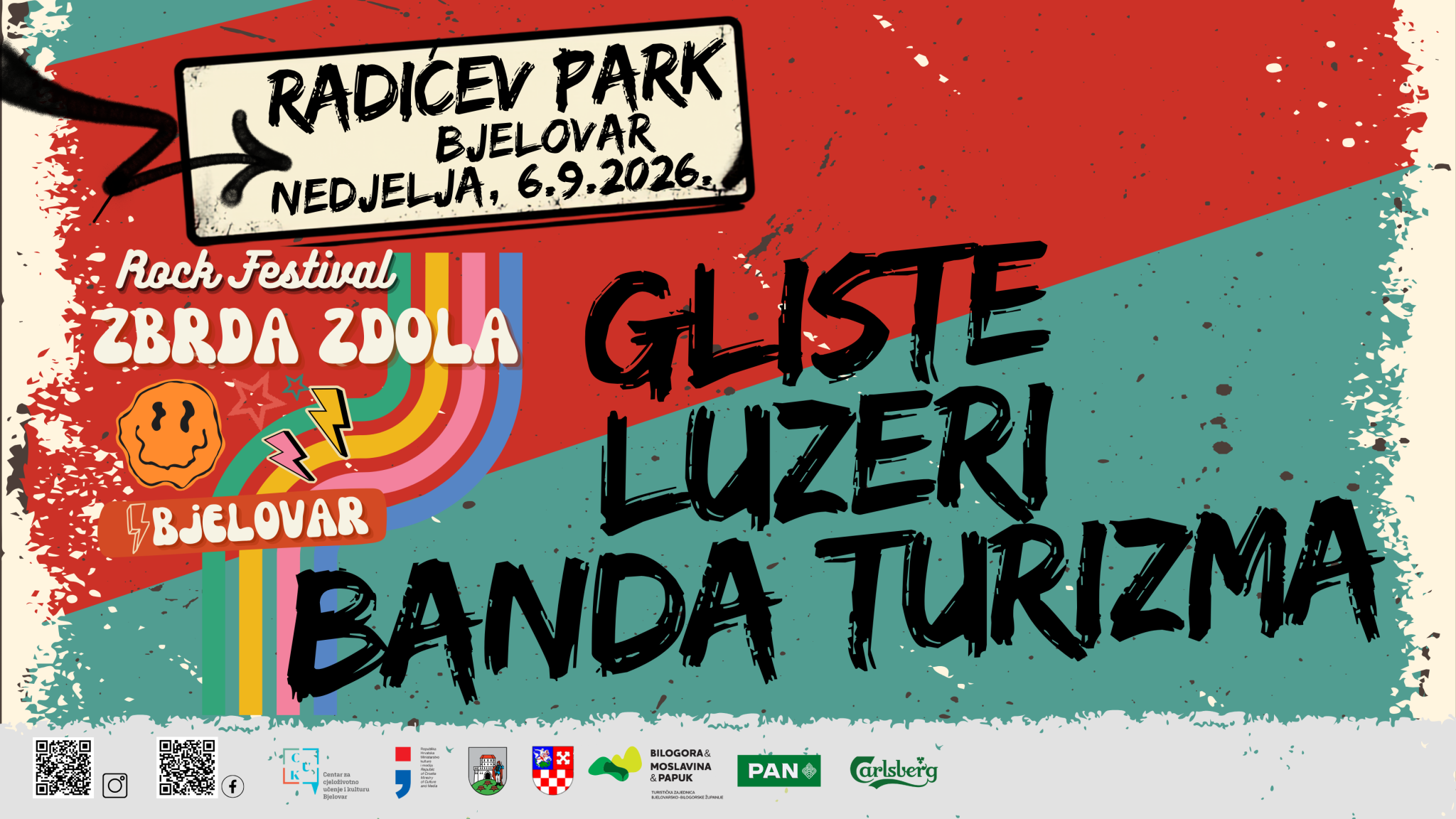 NEDJELJA @ ZBRDA ZDOLA: GLISTE, BANDA TURIZMA I LUZERI